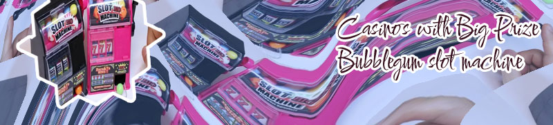 Bubble gum slot machine